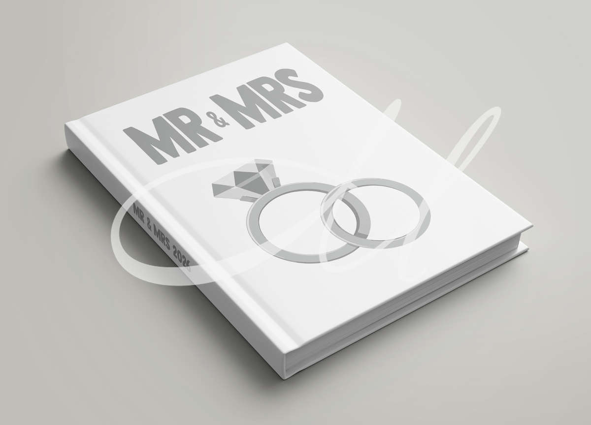 MR & MRS ANILLOS PLATEADOS