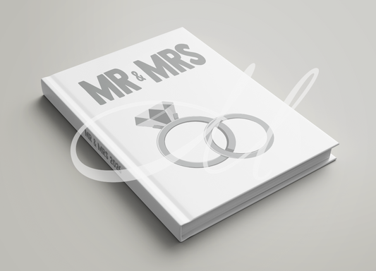 MR & MRS ANILLOS PLATEADOS